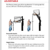 Adjustable Height Basketball goal