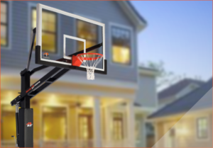 Basketball Hoop on Contact Page