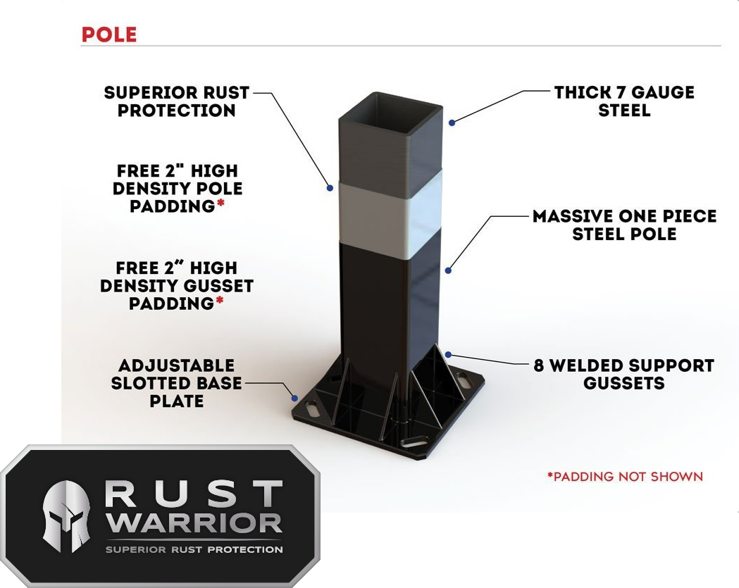 K872 Pole with Rust Warrior Protection