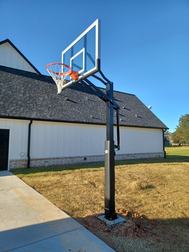 Angleton TX hoops install