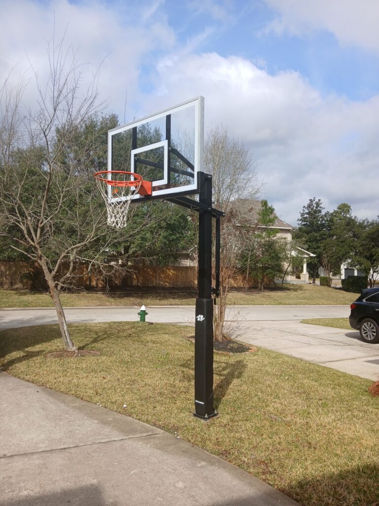 Woodlands TX 1 Ryval Hoops Basketball Hoop Install