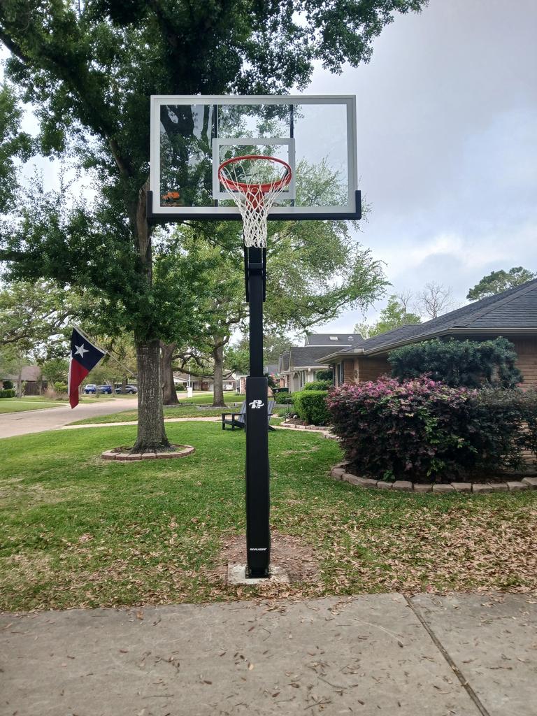 Houston TX 1 Ryval Hoops Basketball Hoop Install