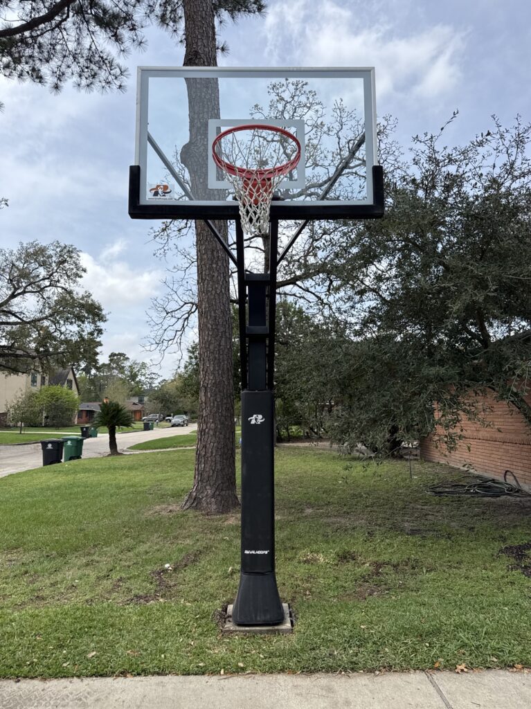Houston TX 1 Ryval Hoops Basketball Hoop Install
