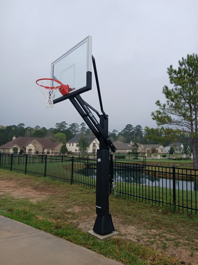 Montgomery TX 1 Ryval Hoops Basketball Hoop Install