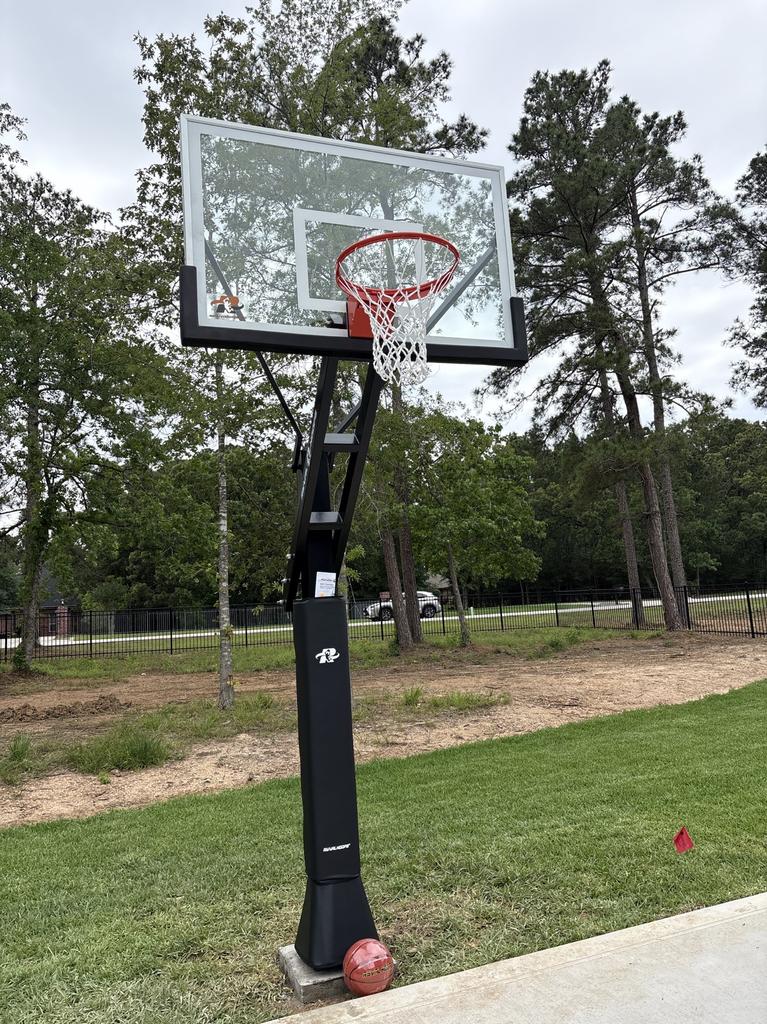 Conroe TX 1 Ryval Hoops Basketball Hoop Install