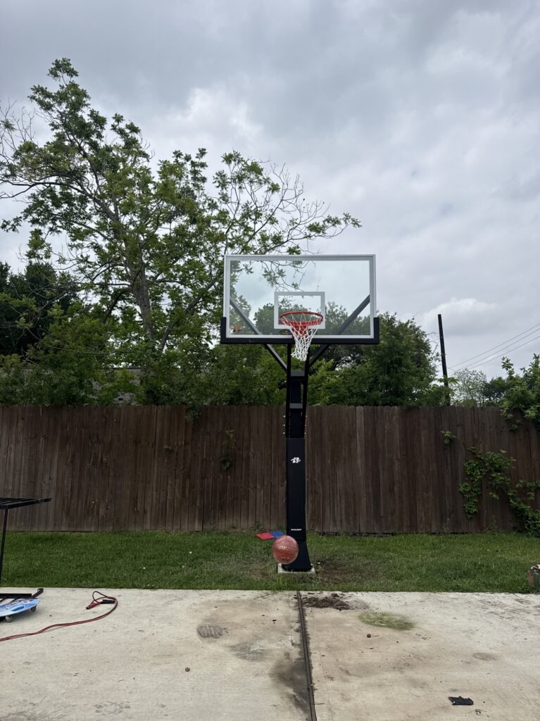 Houston TX 1 Ryval Hoops Basketball Hoop Install