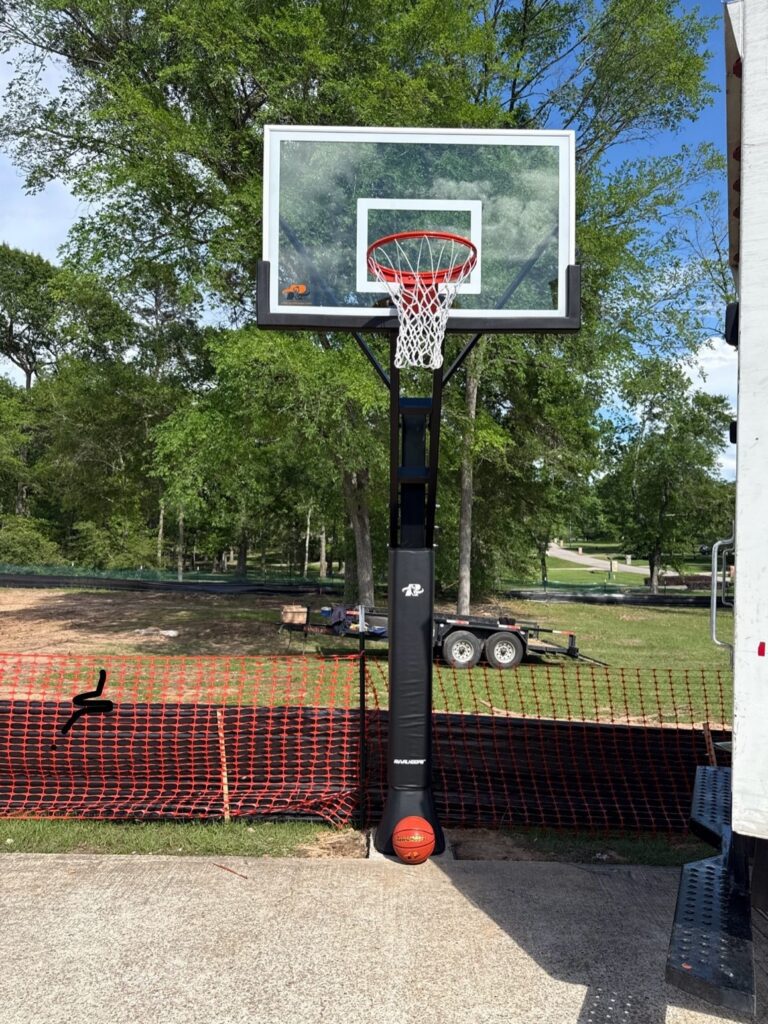 Montgomery TX 1 Ryval Hoops Basketball Hoop Install