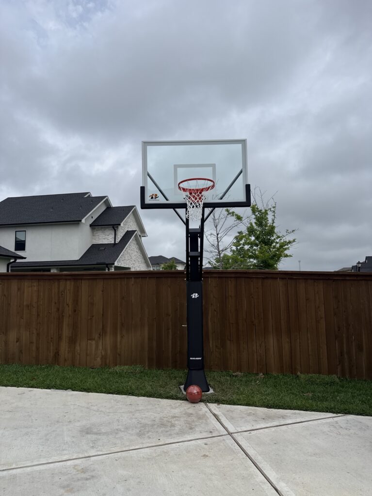 Cypress TX 1 Ryval Hoops Basketball Hoop Install