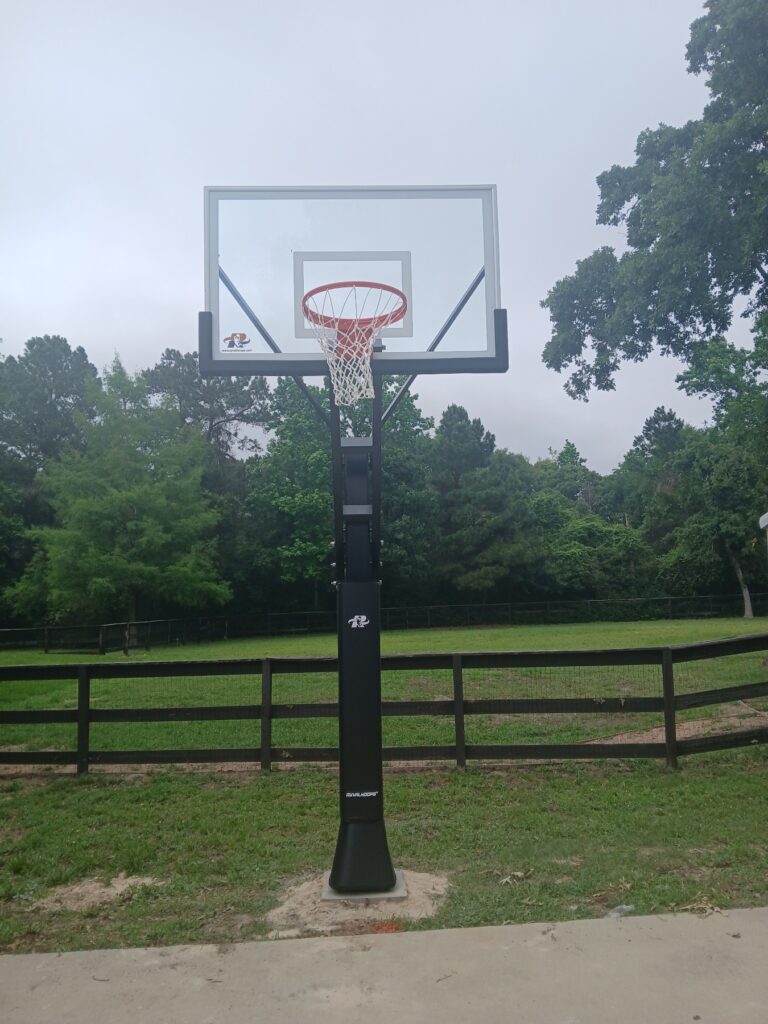 Montgomery TX 1 Ryval Hoops Basketball Hoop Install