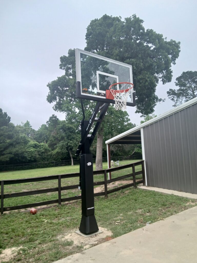 Montgomery TX 2 Ryval Hoops Basketball Hoop Install
